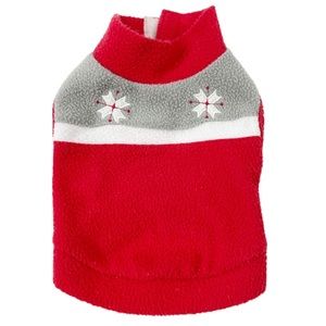 6.5”x10” Fleece Small Dog Sweater